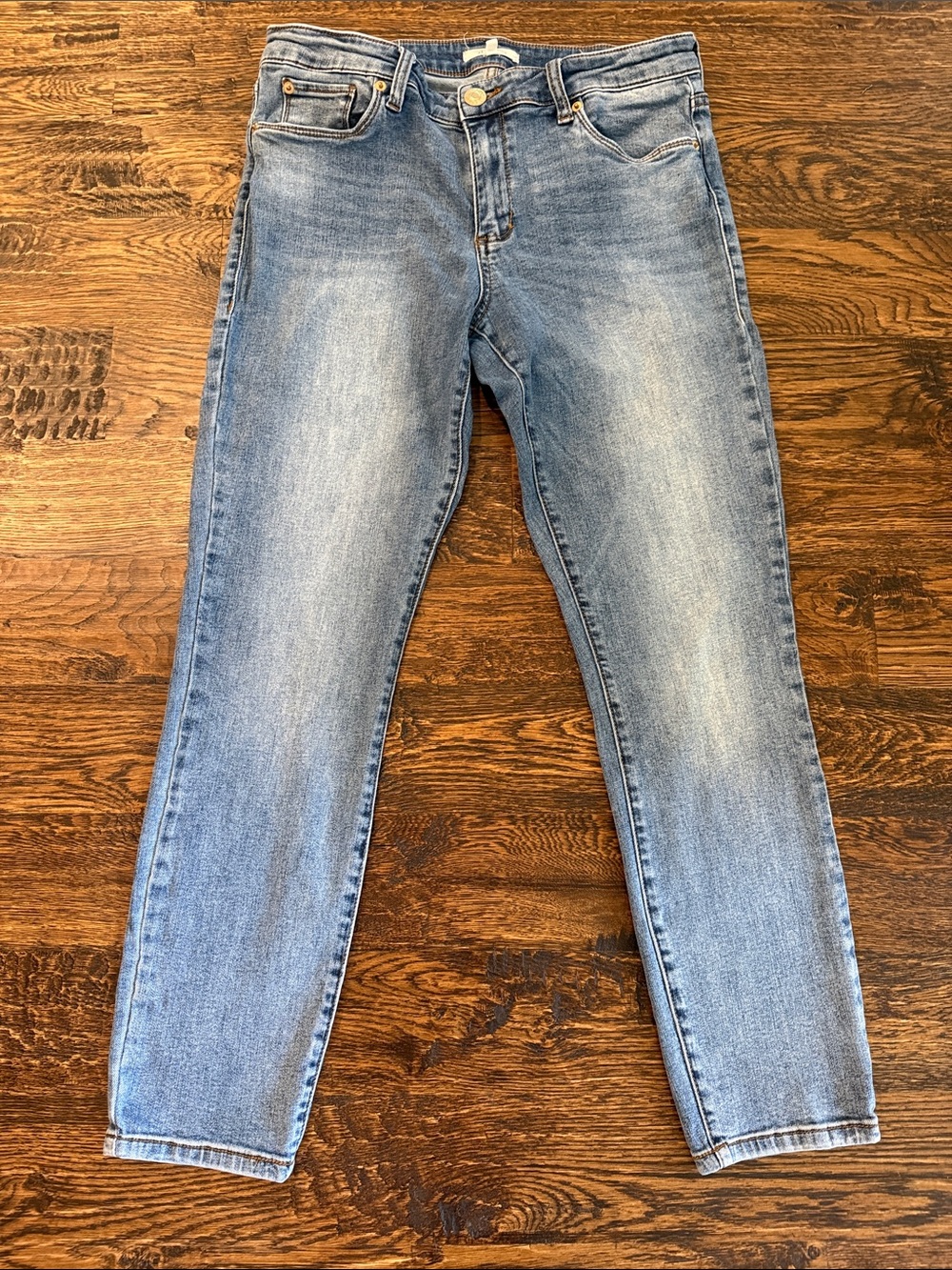 STS Blue Women's Light Blue Emma Mid Rise Ankle Skinny Jeans